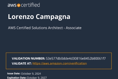 Certificazione AWS Solution Architect Associate